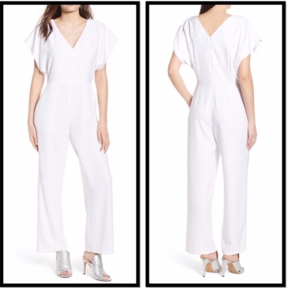leith white jumpsuit